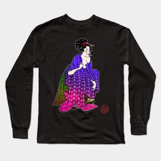 Bijinga - Futuristic reptilian woman Long Sleeve T-Shirt